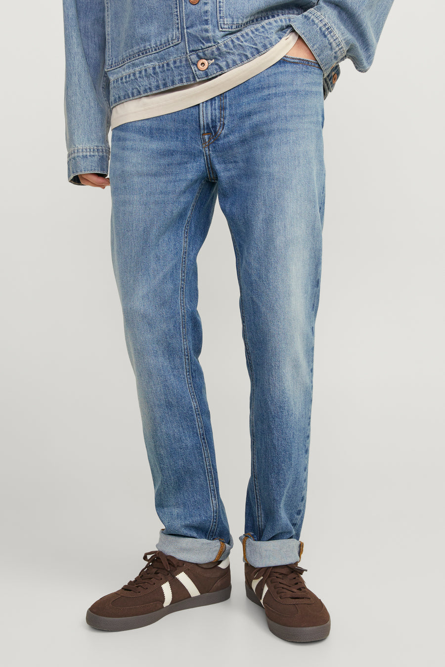 CLARK - mid blue denim