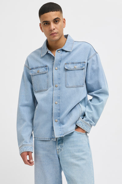 Jeanshemd Light blue denim - JACK & JONES JEANS INTELLIGENCE