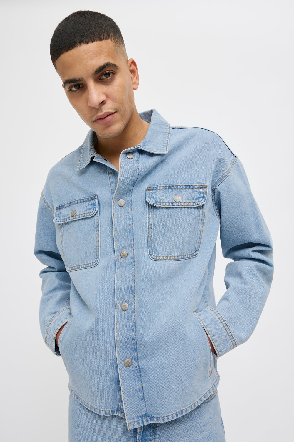 Jeanshemd Light blue denim - JACK & JONES JEANS INTELLIGENCE