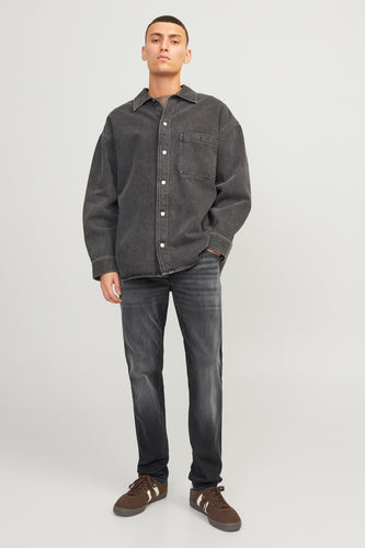 GLENN - black denim - JACK & JONES JEANS INTELLIGENCE
