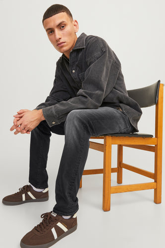 GLENN - black denim - JACK & JONES JEANS INTELLIGENCE