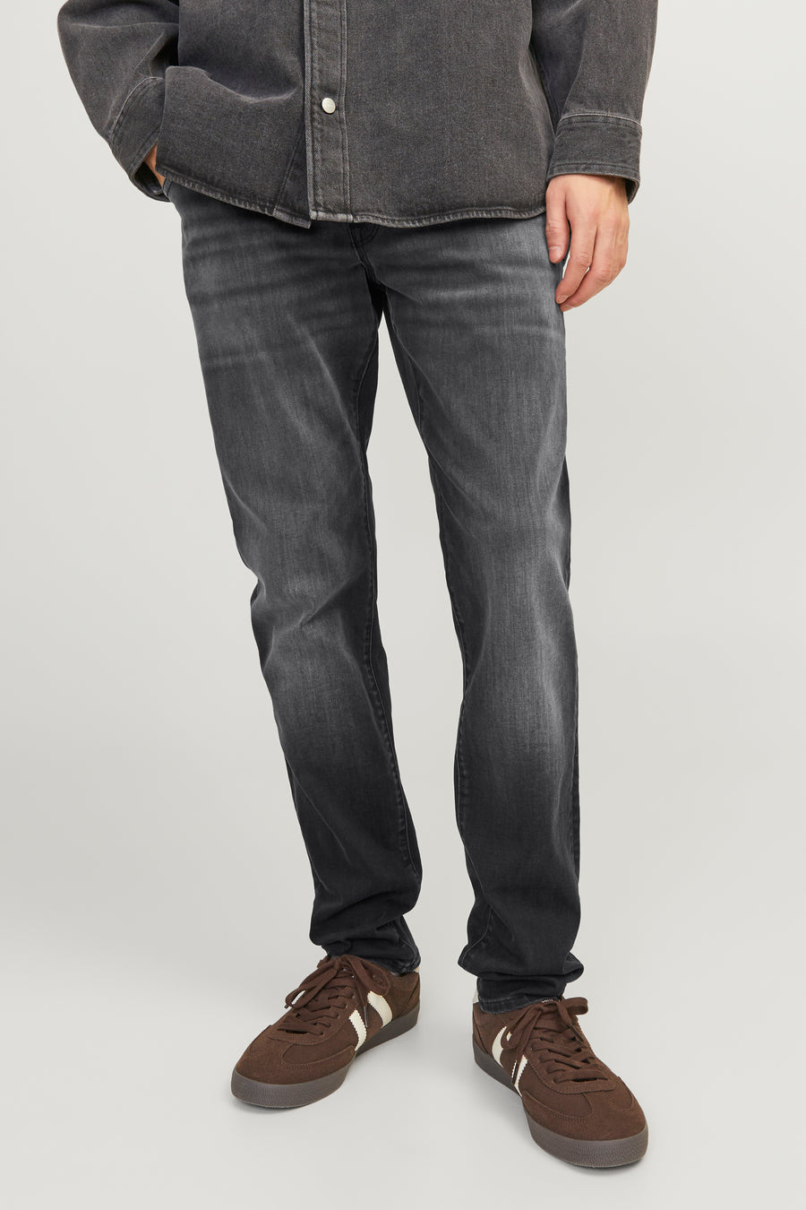 GLENN - black denim - JACK & JONES JEANS INTELLIGENCE
