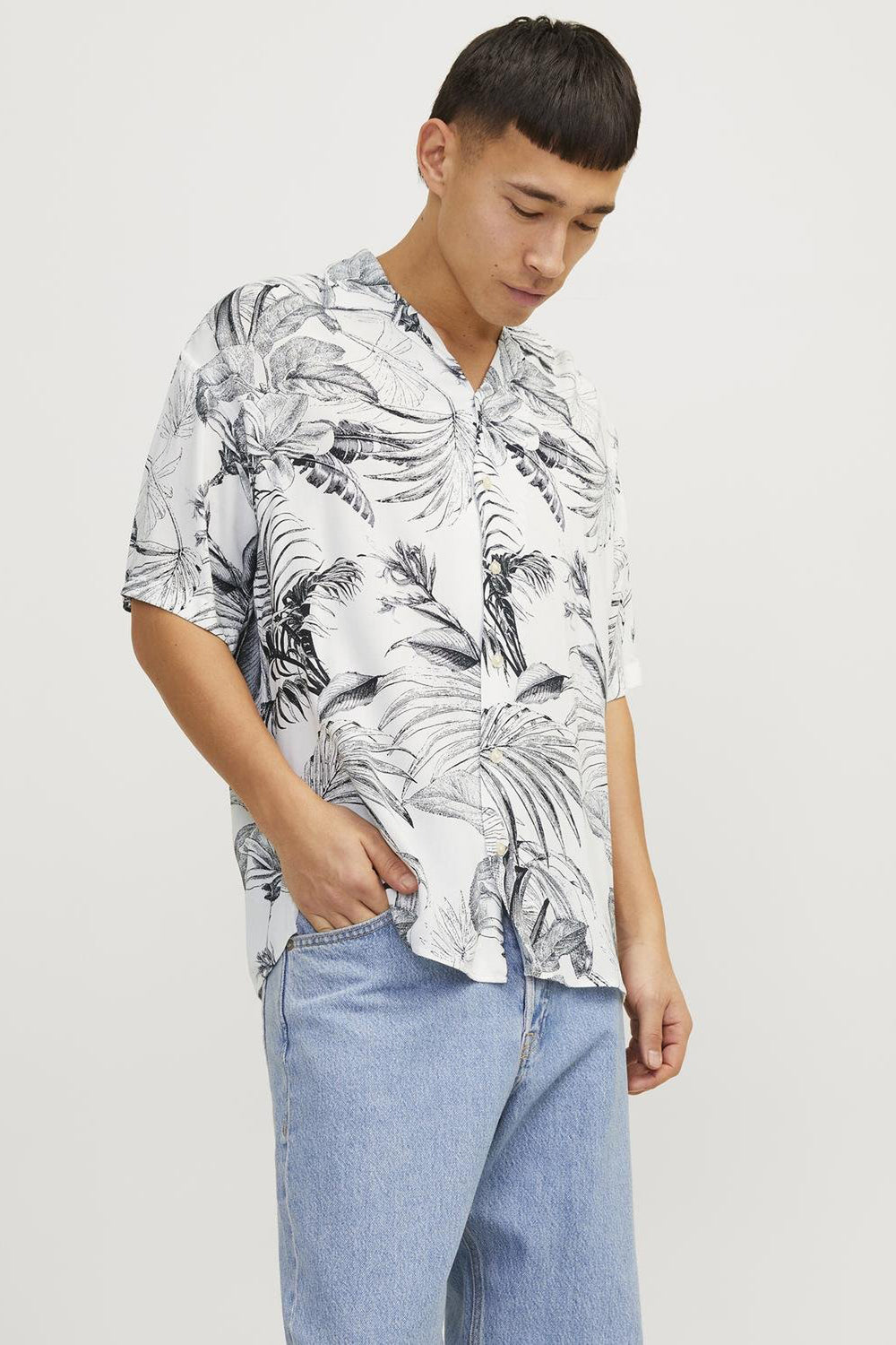 Chemise (manches courtes) Blanc - CORE BY JACK & JONES