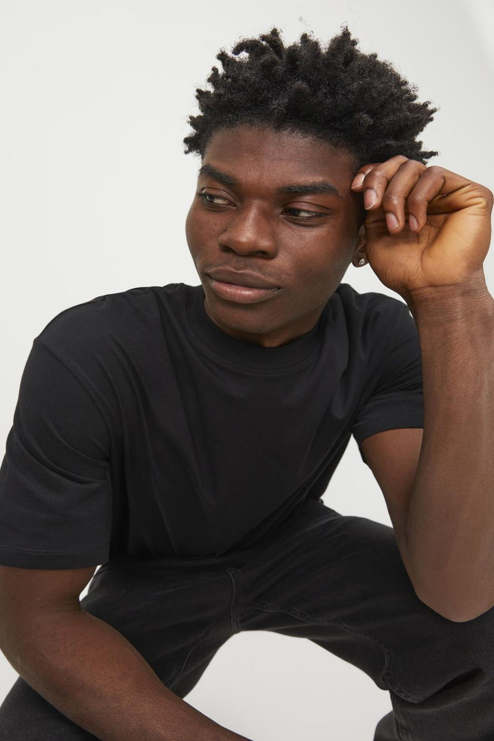 T-shirt (korte mouwen) Zwart - ORIGINALS BY JACK & JONES