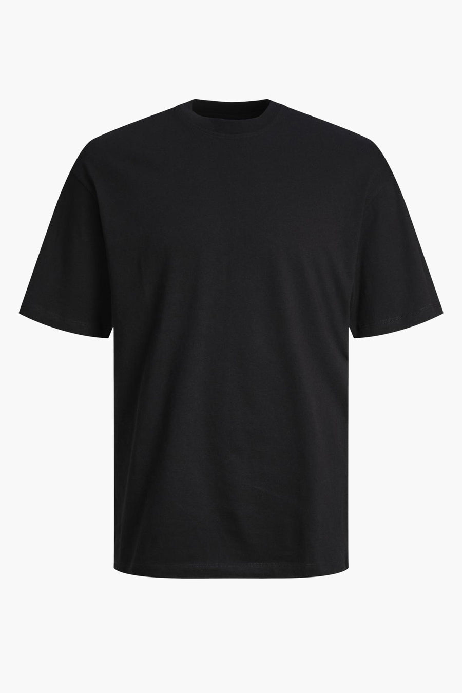T-shirt noir à manches courtes de ORIGINALS BY JACK & JONES, couleur unie.