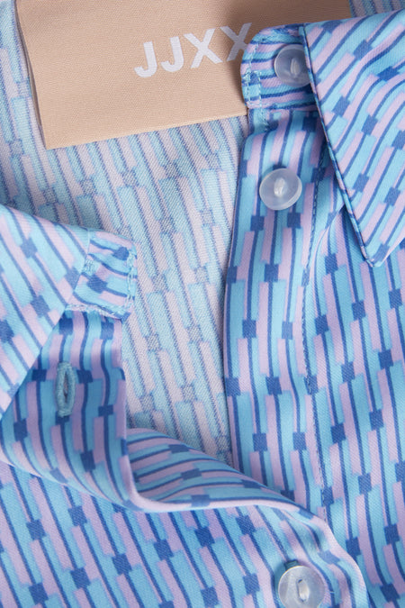 JXLINK SATIN SS SHIRT WVN