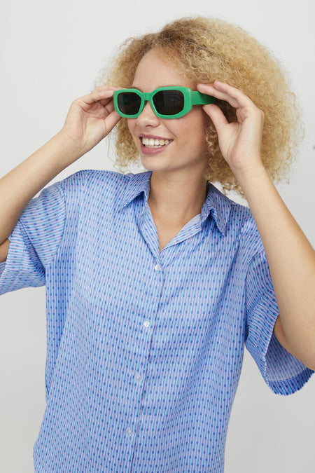 JXLINK SATIN SS SHIRT WVN