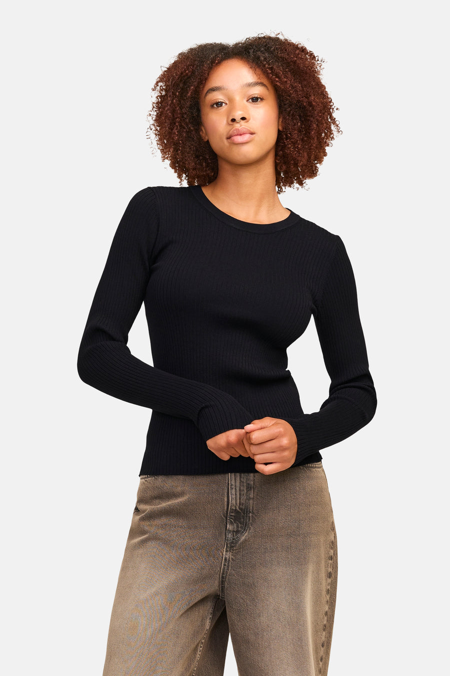 T-shirt met lange mouwen - zwart - JJXX