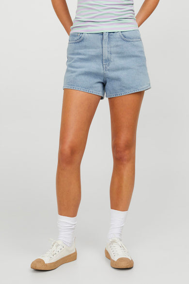 Short - light blue denim