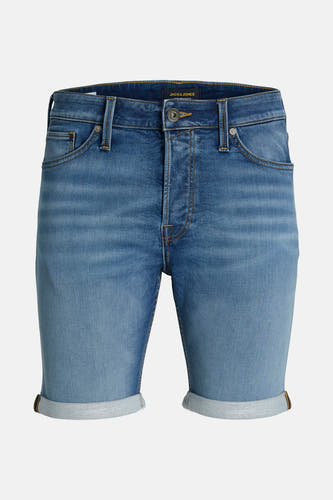 Jean en denim court bleu marine JACK & JONES JEANS INTELLIGENCE, avec des poches suréées.
