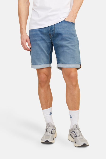 Short - mid blue denim