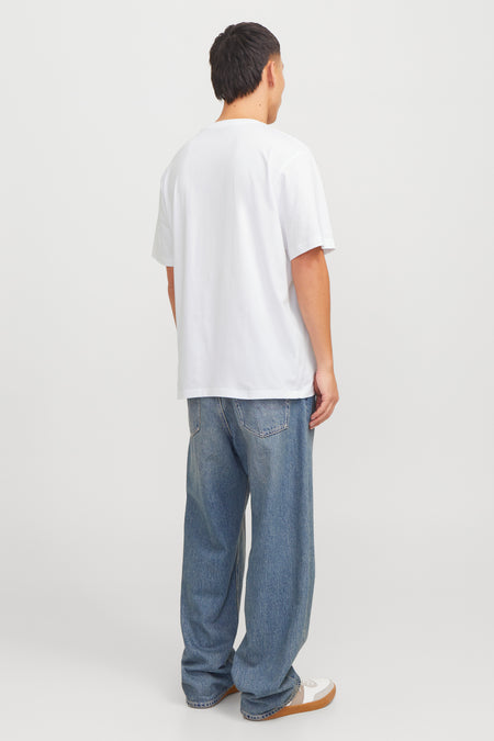 T-shirt (korte mouwen) Wit - ORIGINALS BY JACK & JONES