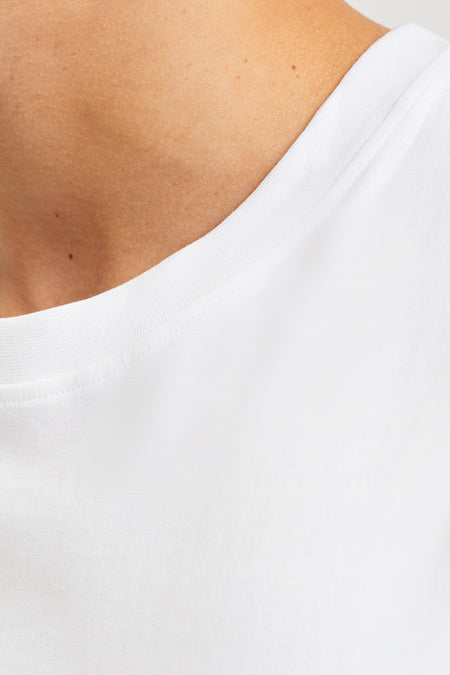 T-shirt (korte mouwen) Wit - ORIGINALS BY JACK & JONES