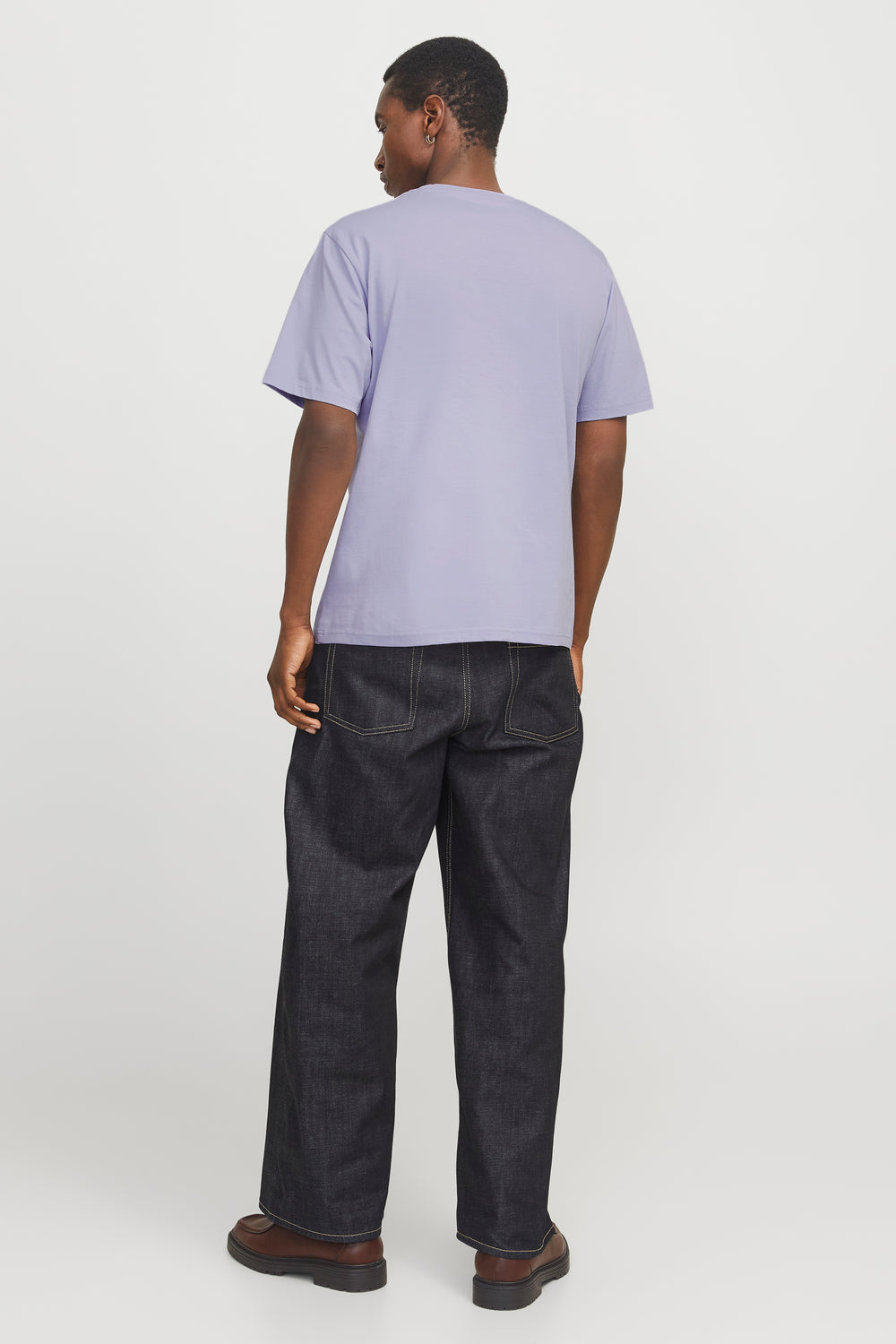 T-shirt (korte mouwen) Paars - ORIGINALS BY JACK & JONES