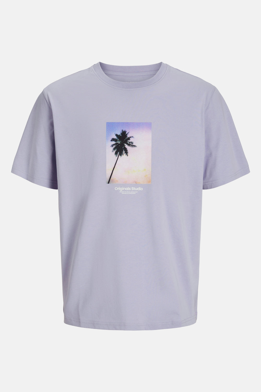 T-shirt (korte mouwen) Paars - ORIGINALS BY JACK & JONES