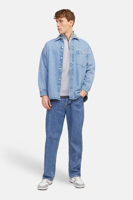 Sweat col O gris - ORIGINALS BY JACK & JONES