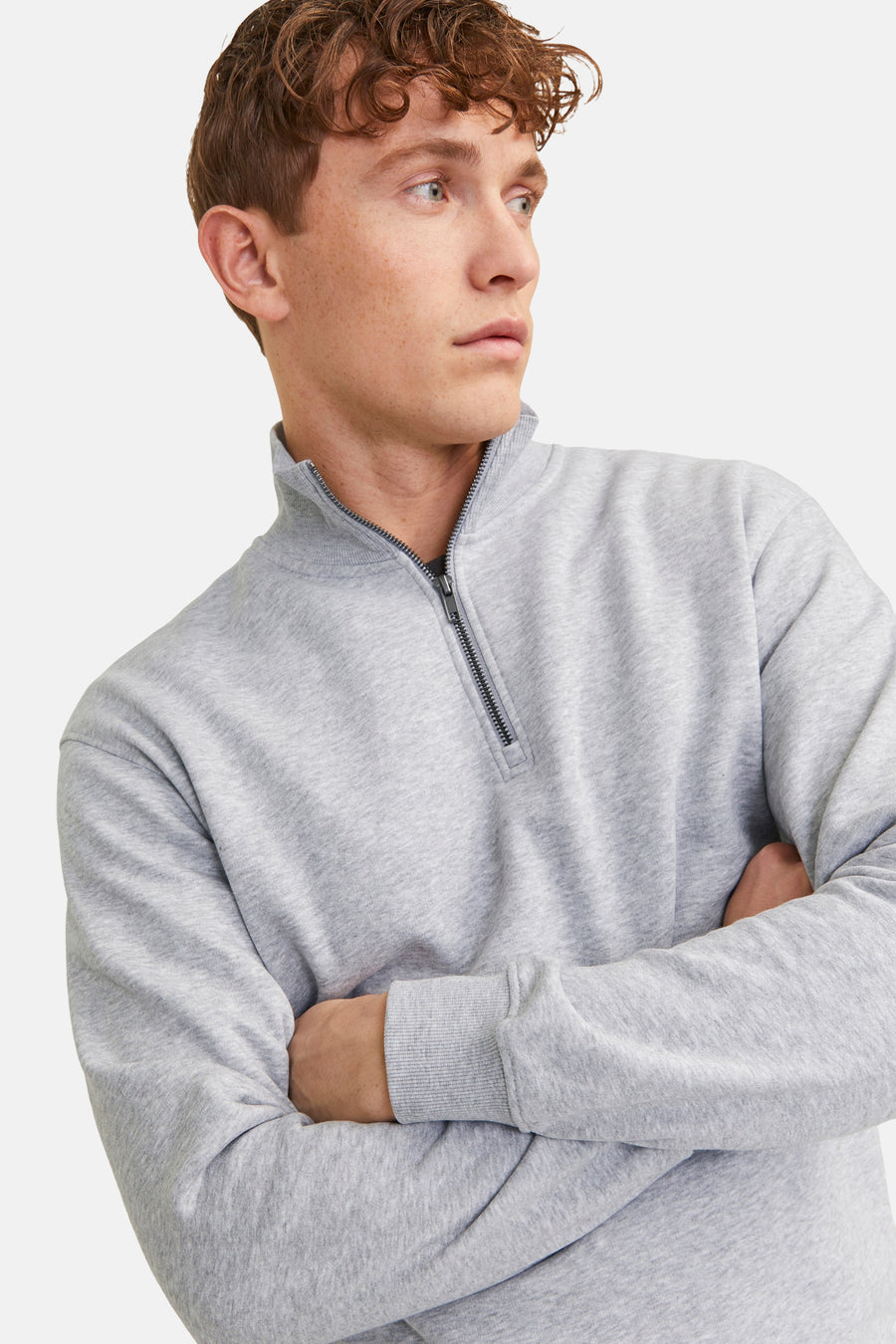 Sweat col O gris - ORIGINALS BY JACK & JONES