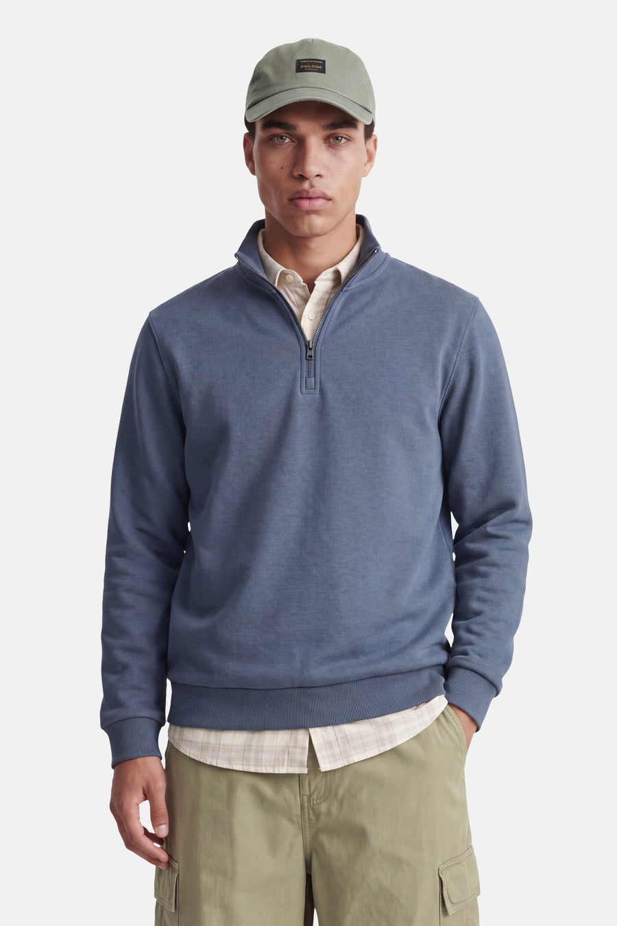 Sweat col O bleu - ORIGINALS BY JACK & JONES