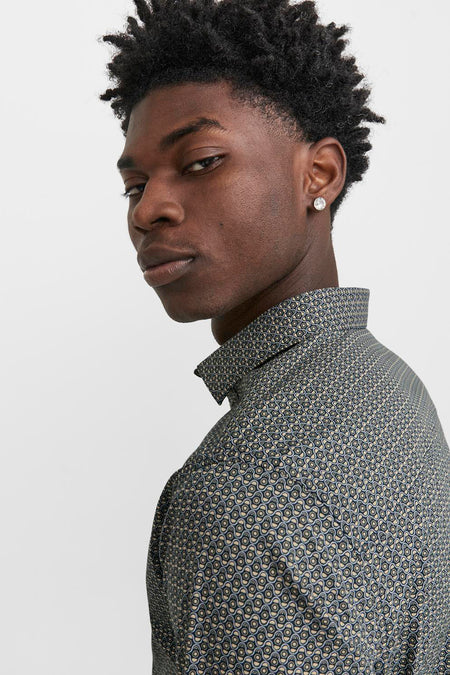 Chemise (manches longues) Bleu - PREMIUM by JACK & JONES