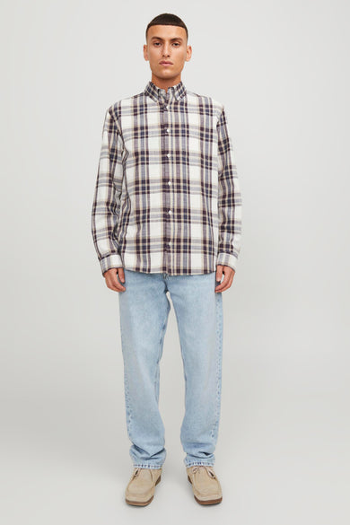 Hemd met lange mouwen - bruin