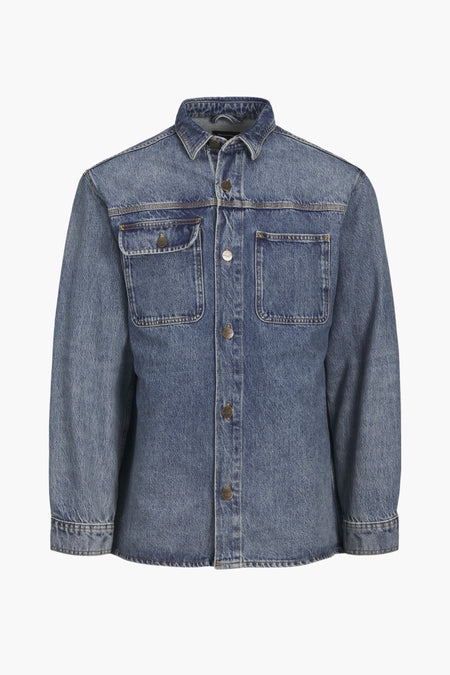 Chemise (manches longues) Mid blue denim - JACK & JONES JEANS INTELLIGENCE