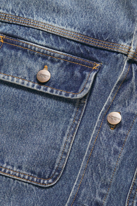 Chemise (manches longues) Mid blue denim - JACK & JONES JEANS INTELLIGENCE