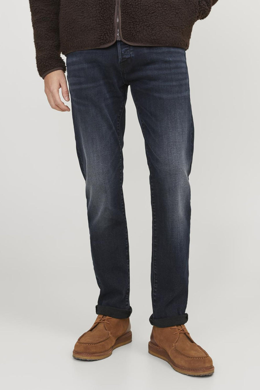 GLENN - blue black denim - JACK & JONES JEANS INTELLIGENCE