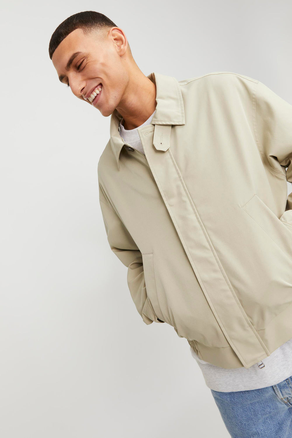Veste courte Écru - ORIGINALS BY JACK & JONES