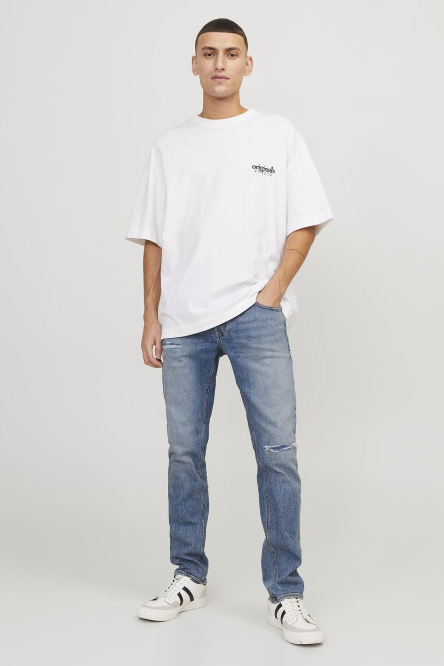 Jeans slim mid blue denim - JACK & JONES JEANS INTELLIGENCE
