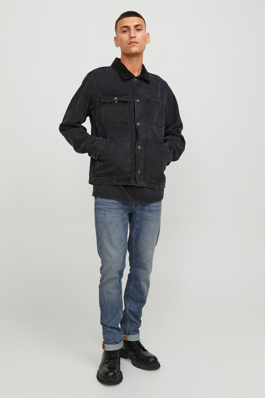 GLENN - mid blue denim - JACK & JONES JEANS INTELLIGENCE