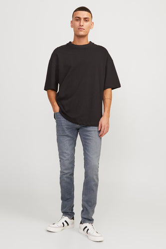 LIAM - mid grey denim - JACK & JONES JEANS INTELLIGENCE