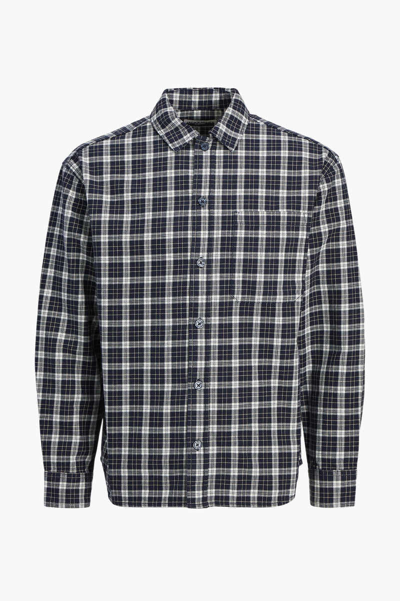 JCOCOLLECTIVE ZAC CHECK OVERSHIRT LS