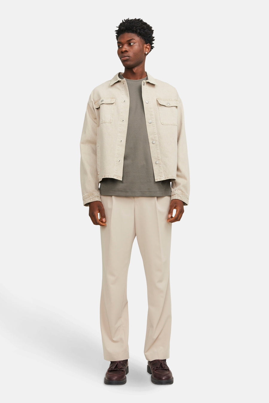 T-shirt met korte mouwen - Groen - CORE BY JACK & JONES