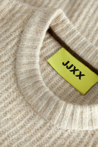 Pull met ronde hals - beige - JJXX - 8
