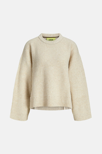 Pull met ronde hals - beige - JJXX - 8