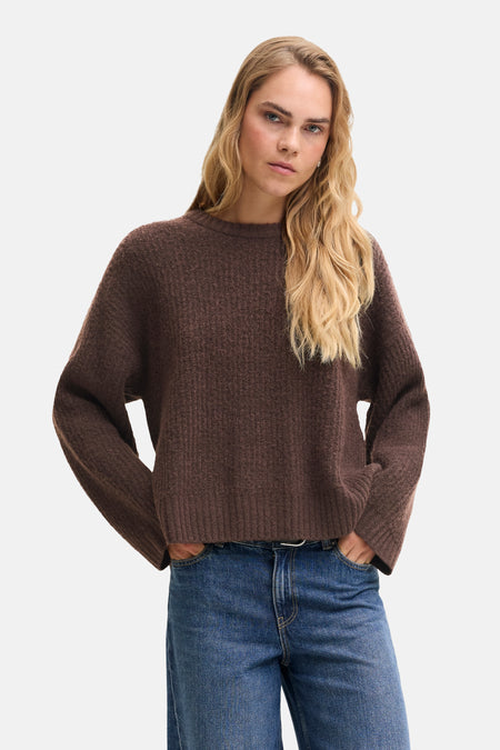 Pull col O - Seal Brown