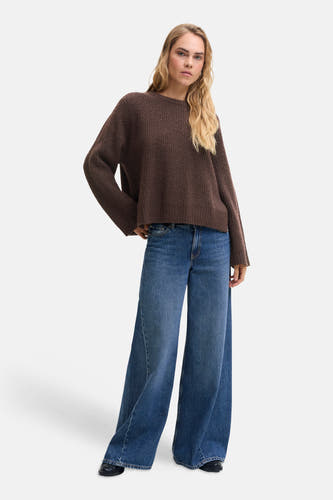 Pull col O brun - JJXX