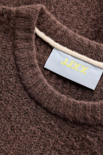 Pull col O brun - JJXX