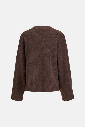 Pull col O brun - JJXX