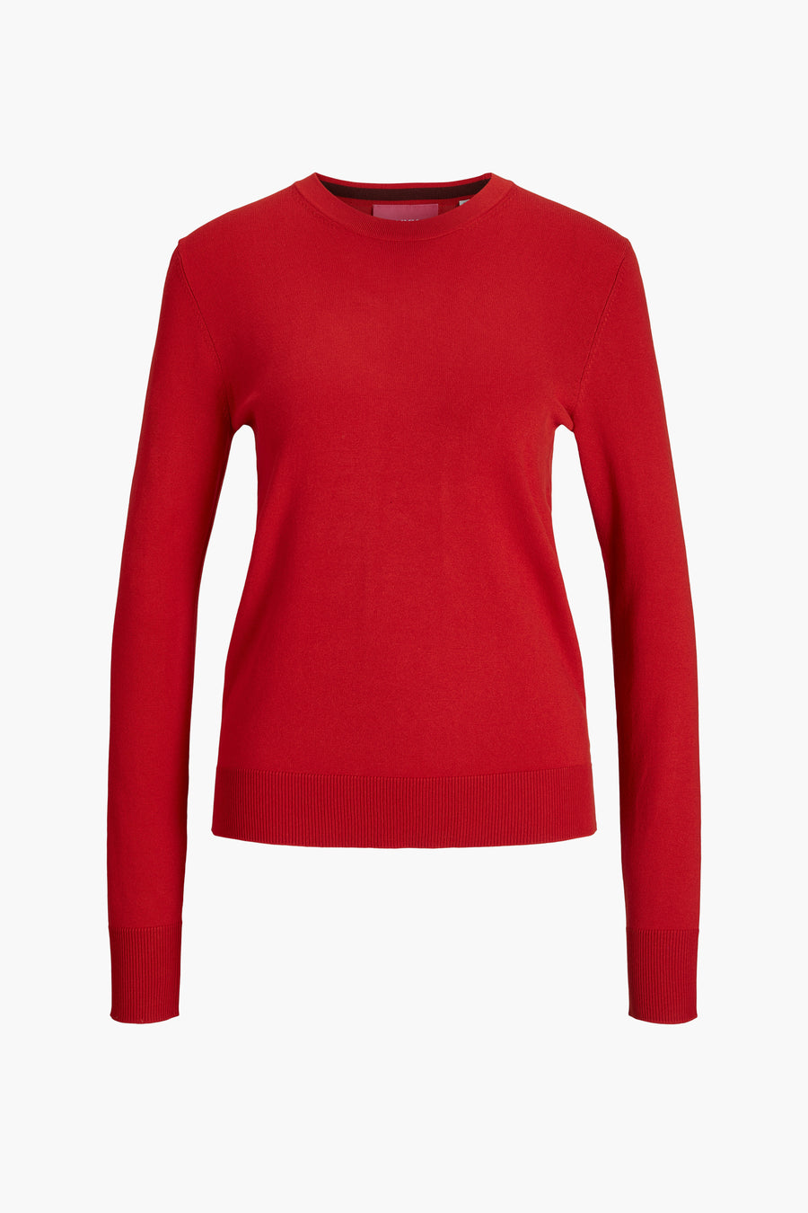 Pull met ronde hals - rood - JJXX