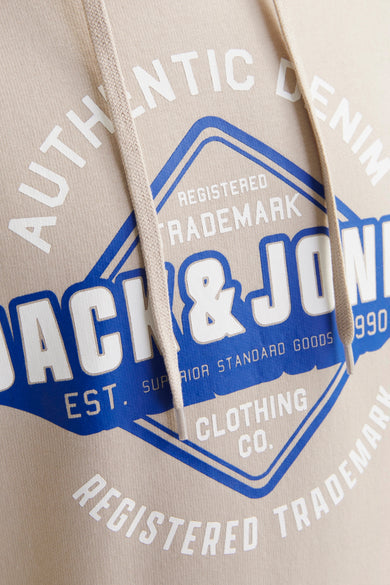 Sweat à capuche Beige - ORIGINALS BY JACK & JONES