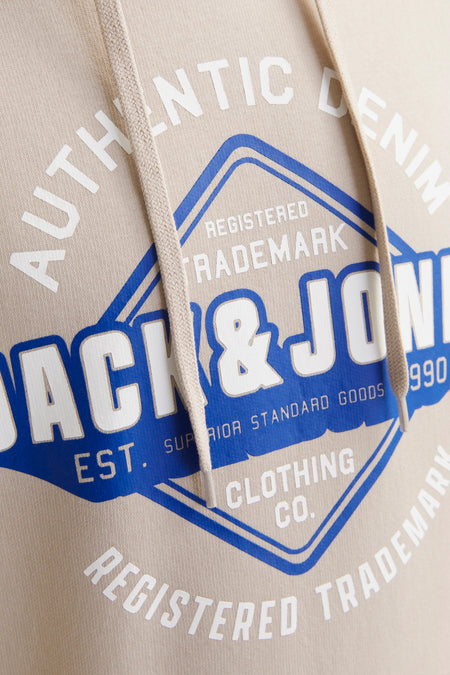 Sweat à capuche Beige - ORIGINALS BY JACK & JONES