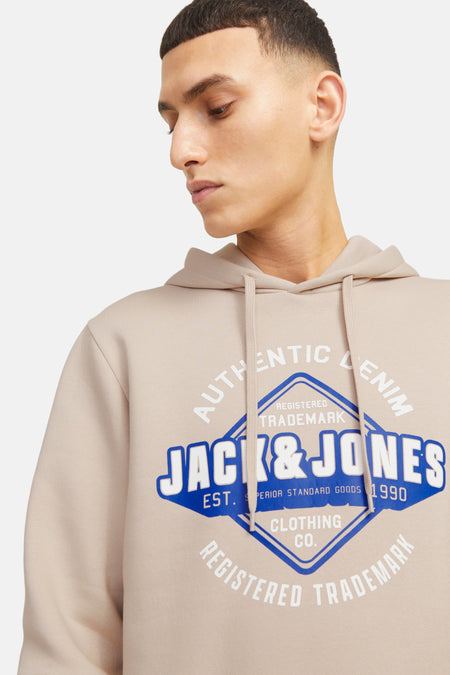 Sweat à capuche Beige - ORIGINALS BY JACK & JONES