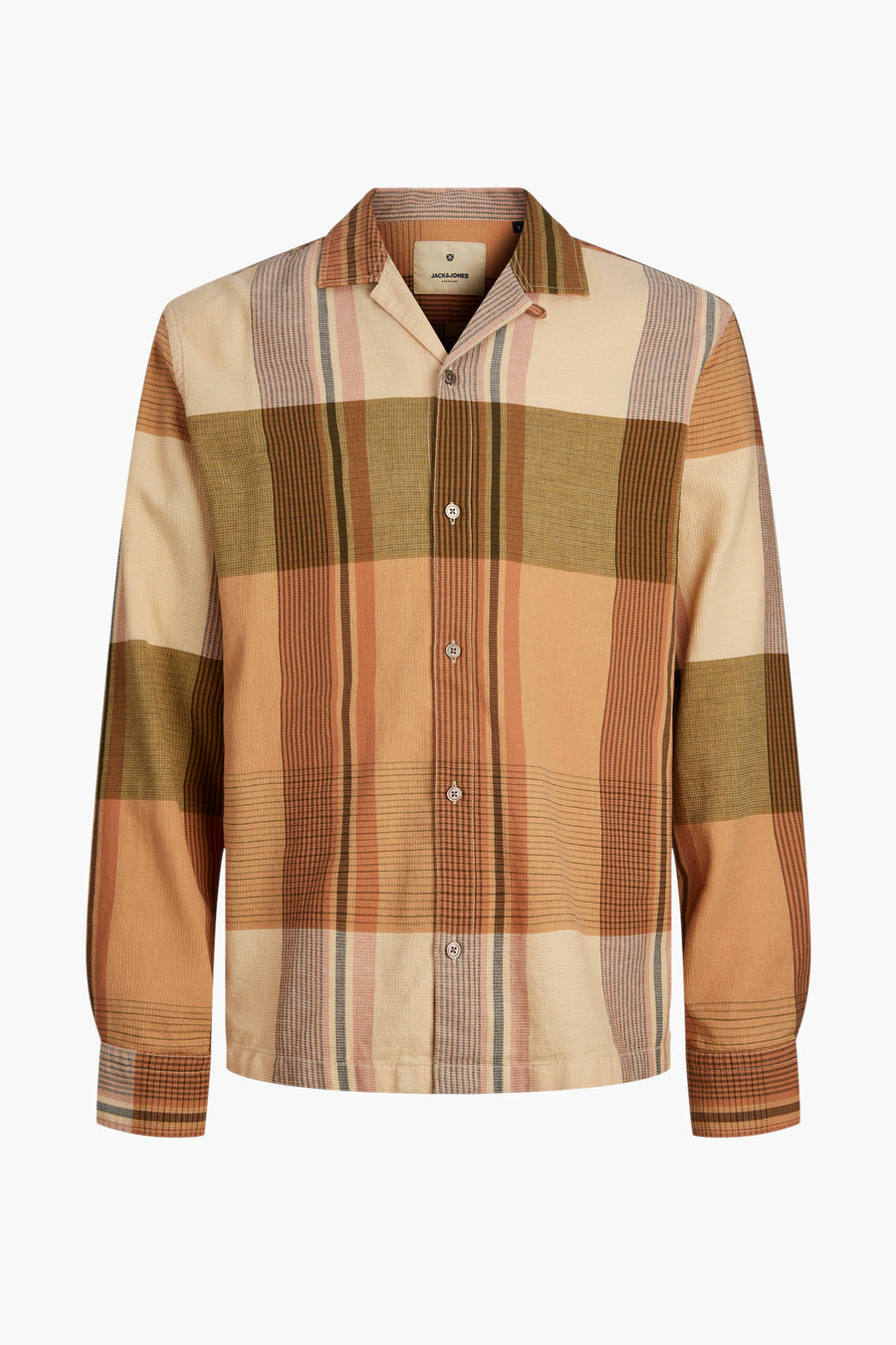 Chemise à manches longues - brun - PREMIUM BLUE by JACK & JONES