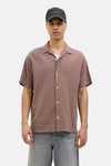 Chemise (manches courtes) Brun - ORIGINALS BY JACK & JONES