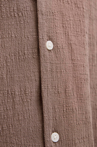 Chemise à manches courtes - brun - ORIGINALS BY JACK & JONES