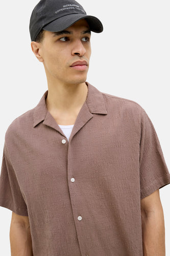 Chemise à manches courtes - brun - ORIGINALS BY JACK & JONES