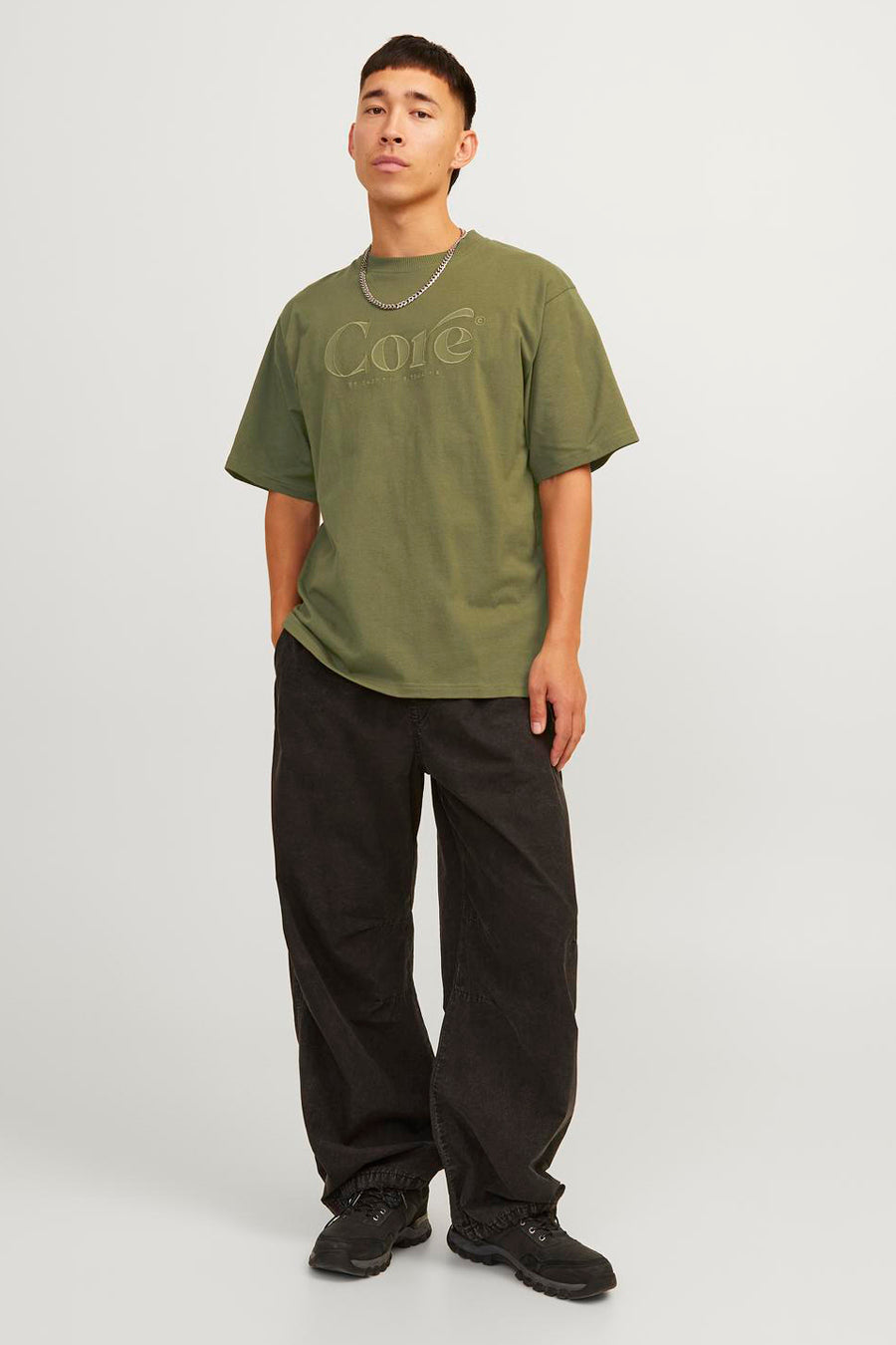 T-shirt met korte mouwen - groen - CORE BY JACK & JONES