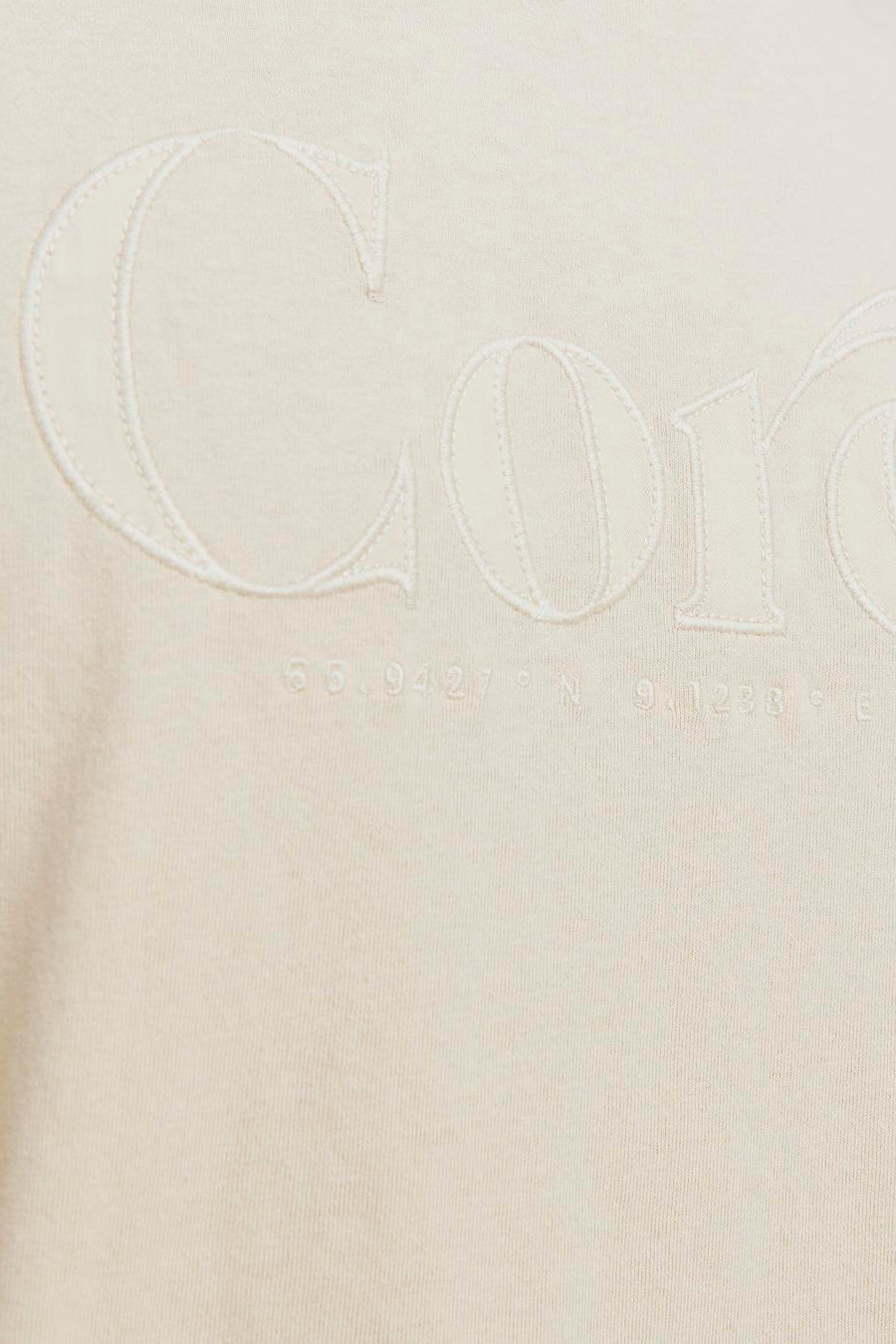 T-shirt met korte mouwen - ecru - CORE BY JACK & JONES