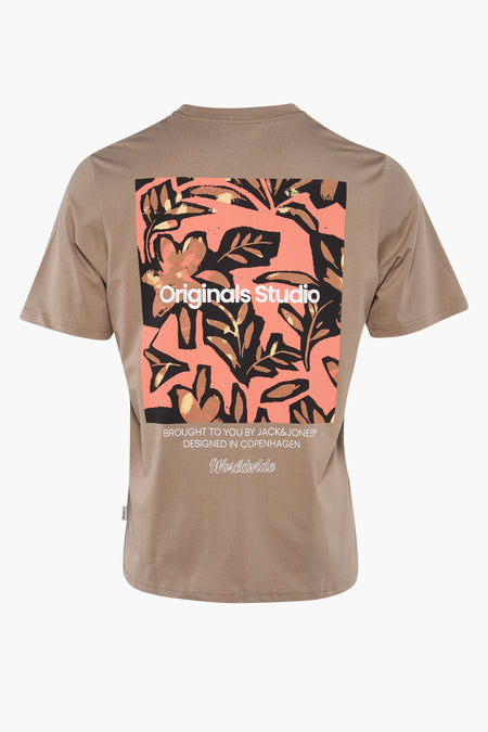 T-shirt (manches courtes) Beige - ORIGINALS BY JACK & JONES